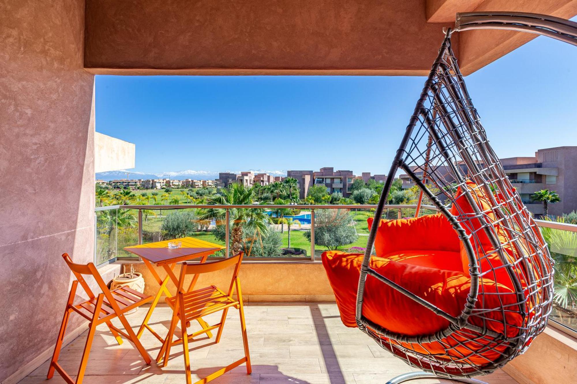 Apartment Perle Rare A Prestigia 2 Ch Avec Vue Incroyable Marrakesch